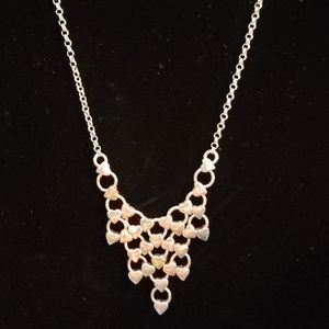 Hearts Galore Italian Sterling Silver Necklace